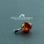 Amber Olive Pendant