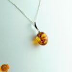 Amber Olive Pendant - Image 4