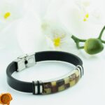 Amber Leather Bracelet