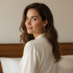 Multicolour Amber Almond Swing Earrings - Image 3
