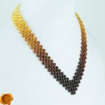 Luxury Amber V Necklace