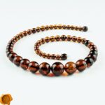 Luxury Cognac Amber Necklace - Image 2