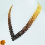 Luxury Amber V Necklace - Image 2