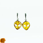 Amber Alien Earrings - Image 2