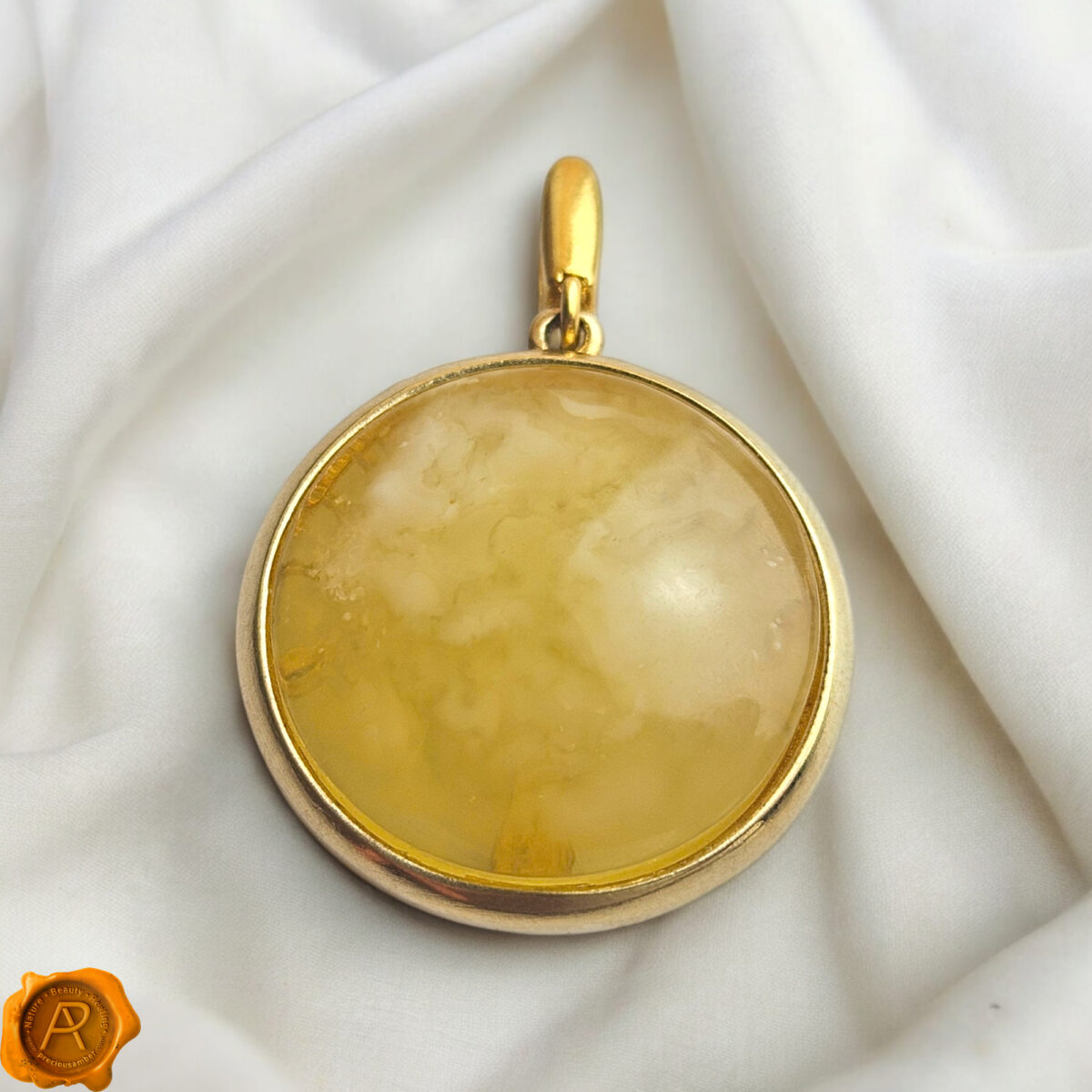 Amber Tree of Life Gold Pendant - Image 6