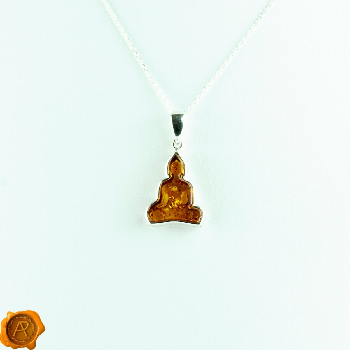 Amber Buddha Pendant - Image 2