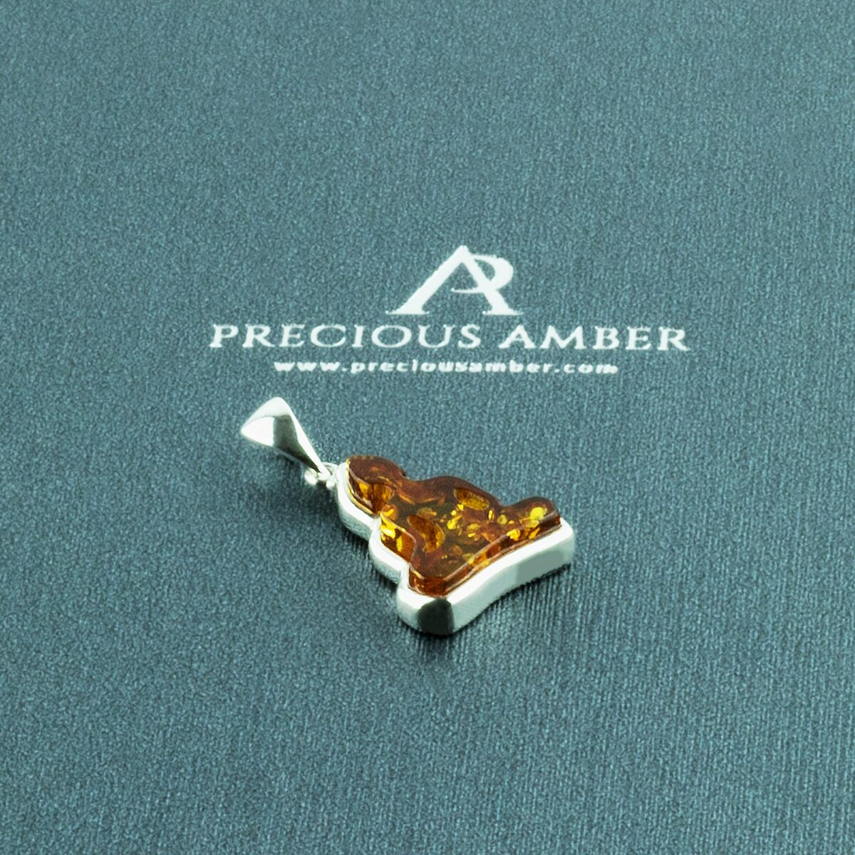 Amber Buddha Pendant - Image 3
