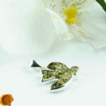 Amber Swallow Pendant