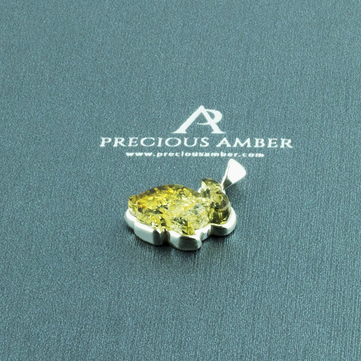 Amber Rabbit Pendant - Image 3