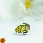Amber Rabbit Pendant