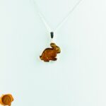 Amber Rabbit Pendant - Image 2