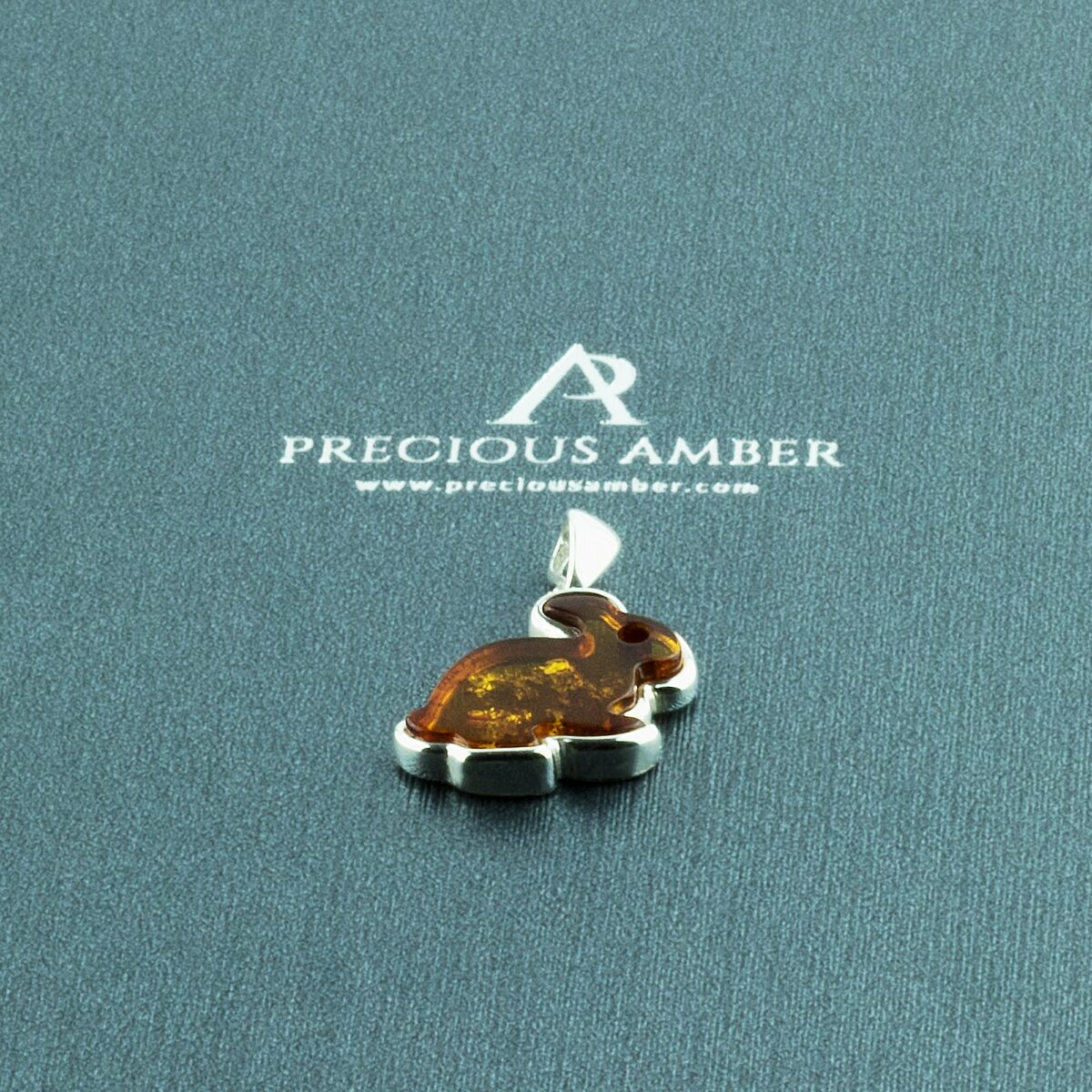 Amber Rabbit Pendant - Image 3