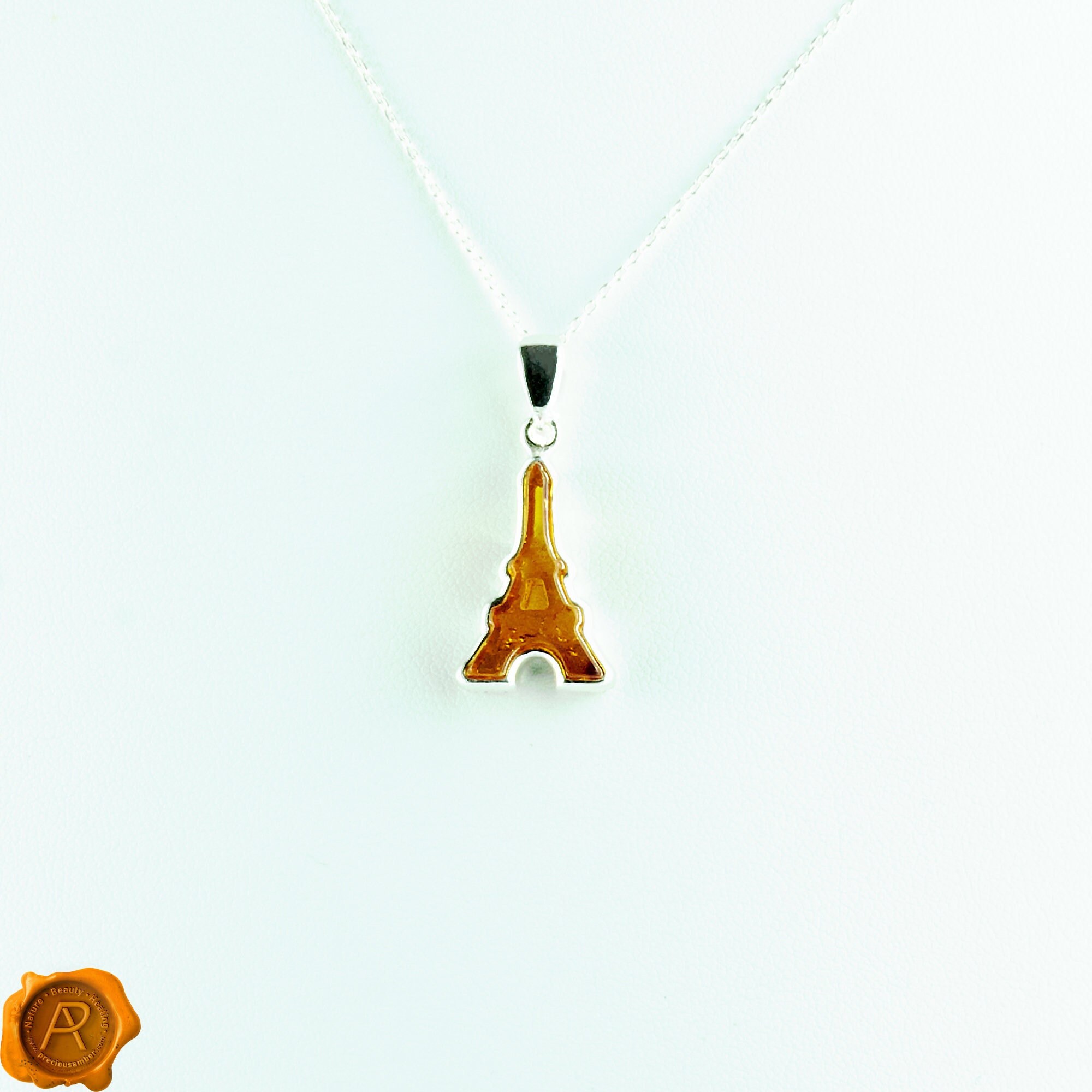 Sterling Silver 3D Eiffel Tower Necklace for Girls - The Jewelry Vine