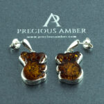 Amber Koala Earrings
