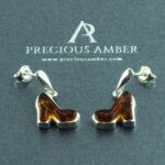 Amber Shoe Earrings