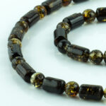 Green Amber Unisex Necklace - Image 2