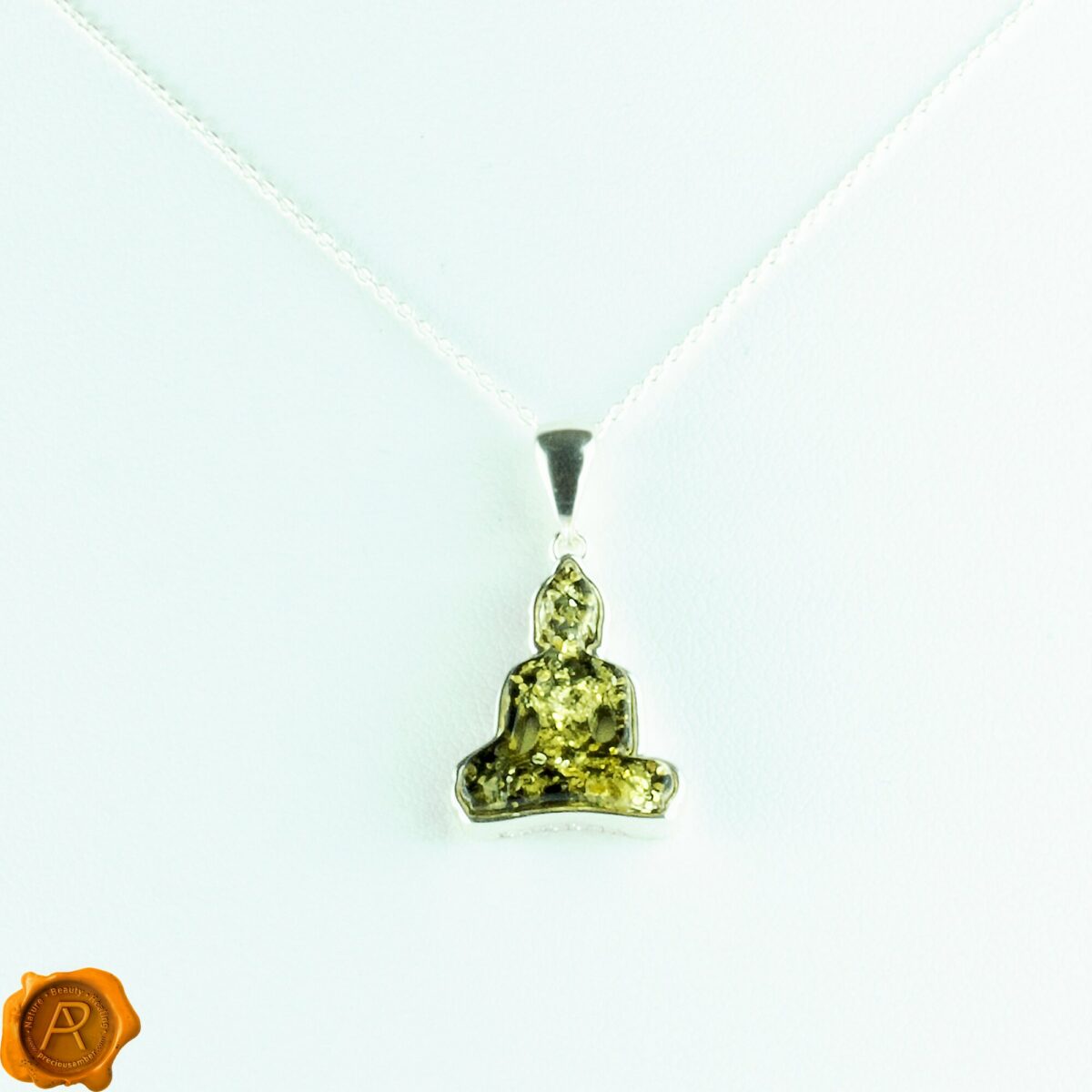 Amber Buddha Pendant - Image 2