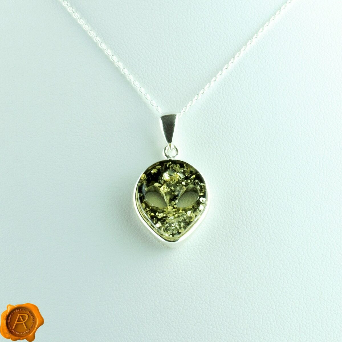 Amber Alien Pendant - Image 2