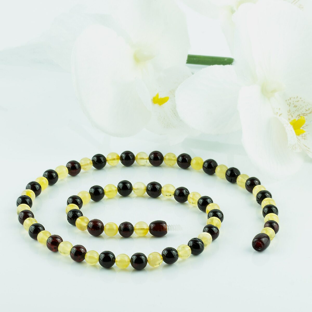 Multicolor Amber Necklace - Image 3