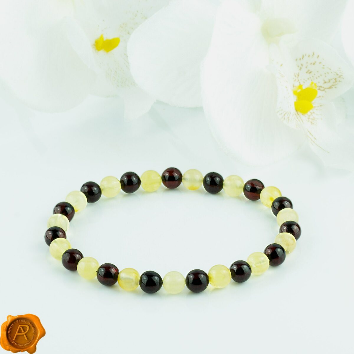 Dainty Amber Bracelet - Image 2