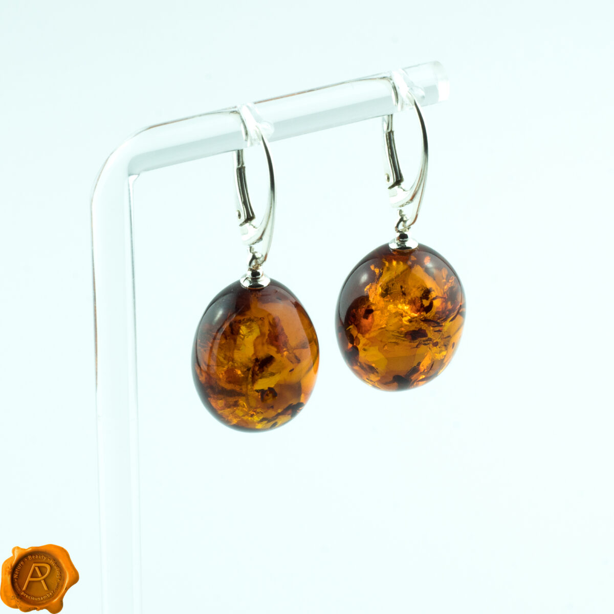 Large Amber Olives - Image 1