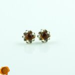 Dainty Honey Flower Studs