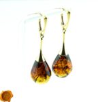 Luxurious Large Amber Teardrops - Image 2
