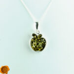 Amber Apple Pendant