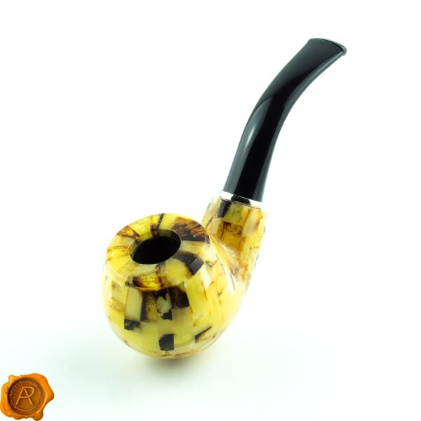 Luxury Handmade Amber Pipe