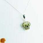 Love Skull Amber Pendant