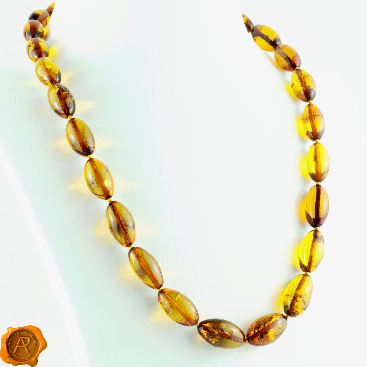 Amber Olive Necklace - Image 1