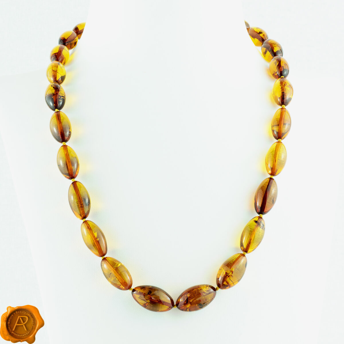 Amber Olive Necklace - Image 3