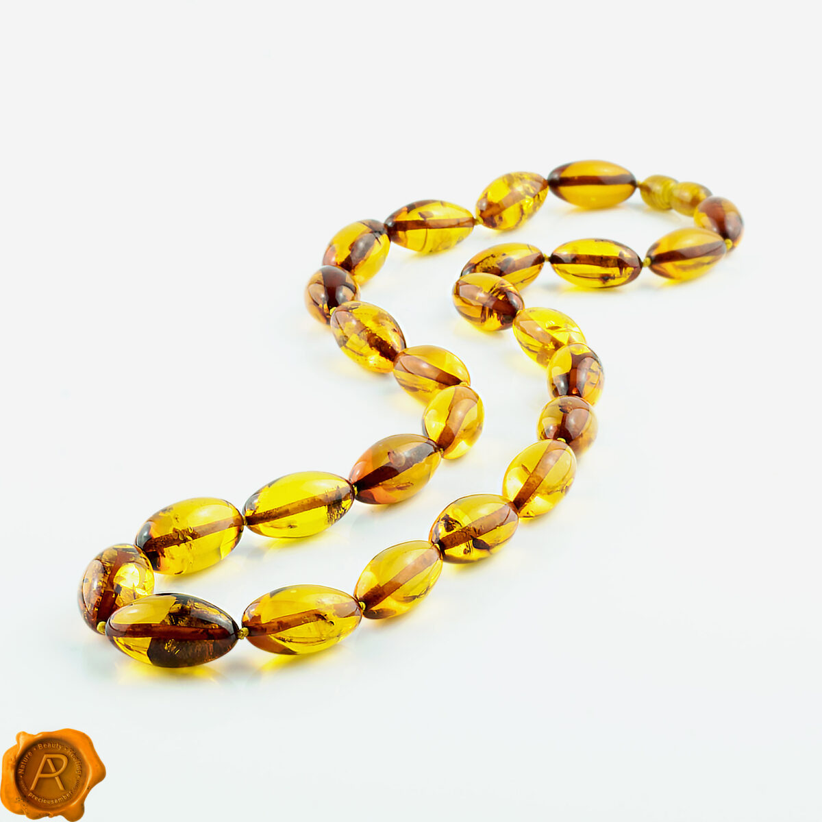 Amber Olive Necklace - Image 2