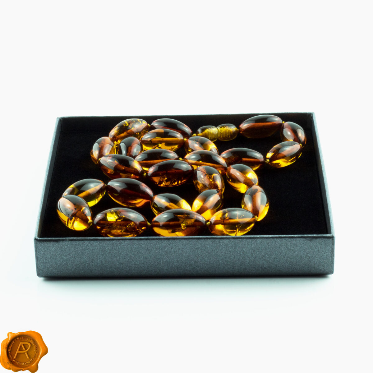 Amber Olive Necklace - Image 4