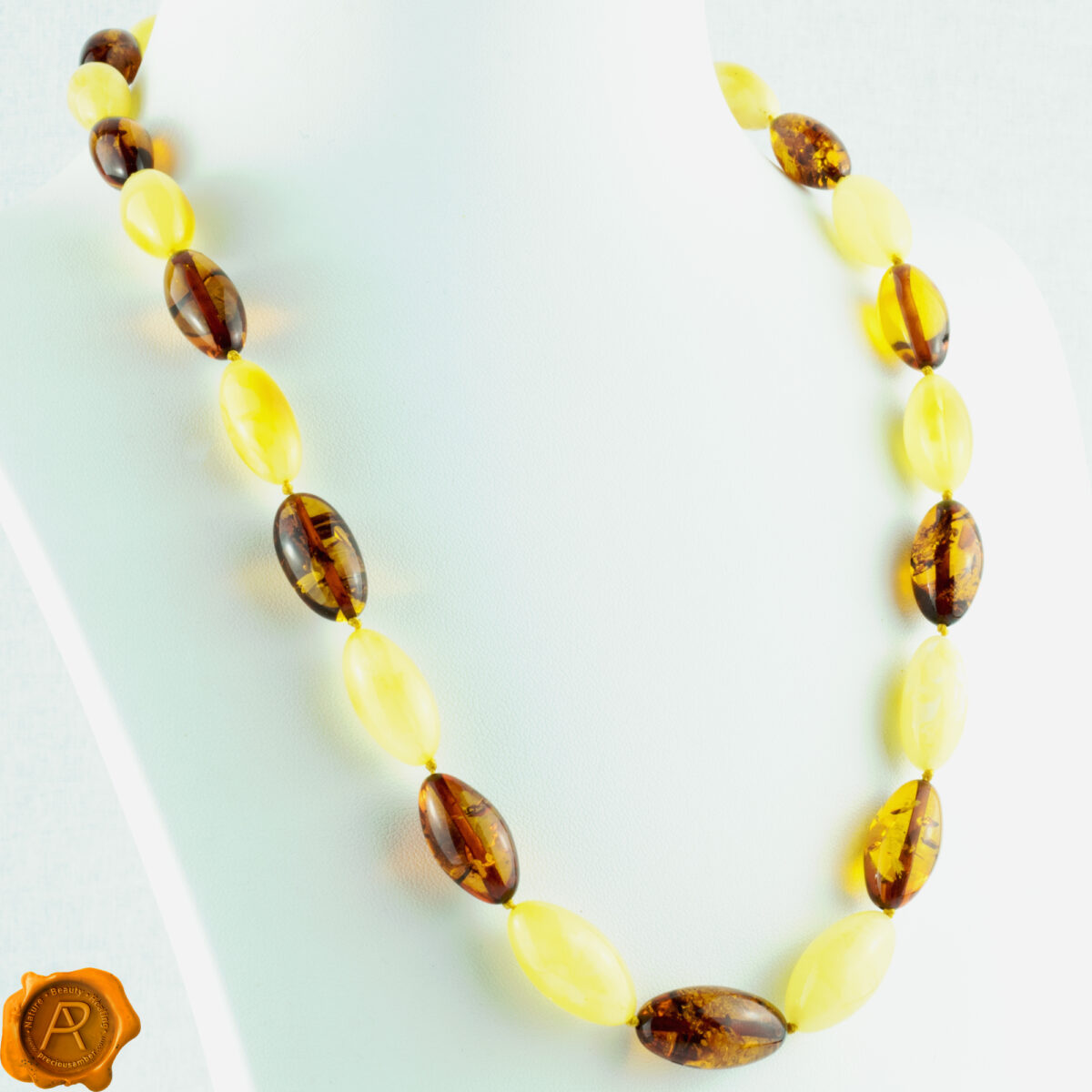 Amber Olive Necklace - Image 1