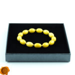 Butterscotch Amber Olive Gold Bracelet - Image 3