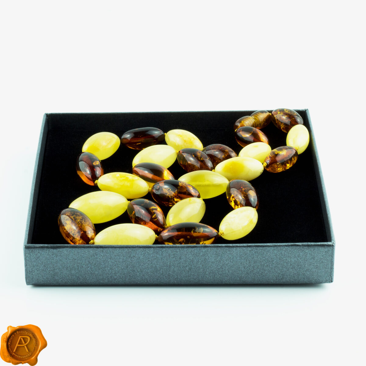 Amber Olive Necklace - Image 4