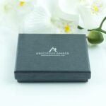 Earthy Amber Olive Silver Charm - Image 9
