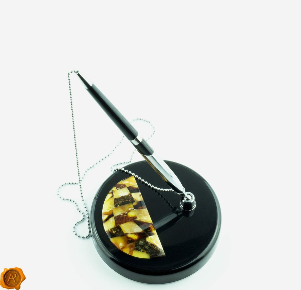 Chained Pen / Adhesive Amber Mounth - Image 2