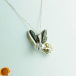 Carved Amber Silver Bee - Image 5