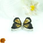 Carved Amber Butterfly Pendant - Image 8
