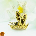 Carved Amber Gold Bee - Image 7
