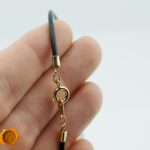 Amber Gold Heart Choker Pendant - Image 7