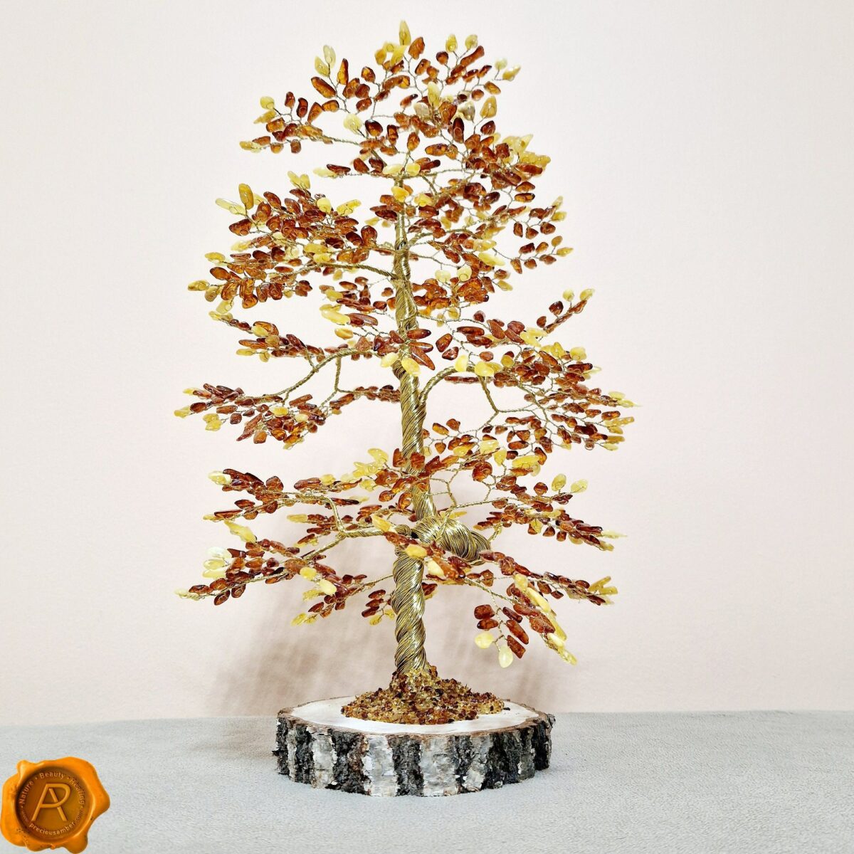 Amber Oak Tree 1008 Leaves *honey & butterscotch* - Image 1