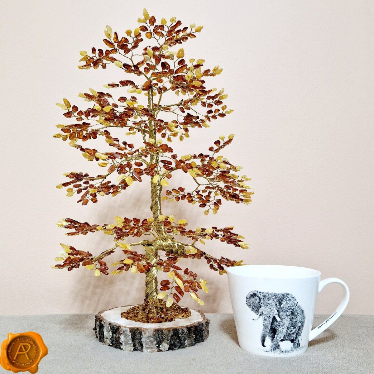 Amber Oak Tree 1008 Leaves *honey & butterscotch* - Image 2