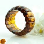 Massive Honey Amber Bracelet - Image 2
