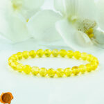 Luxurious Lemon Amber Bracelet