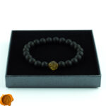 Black Amber Rose Bracelet - Image 3