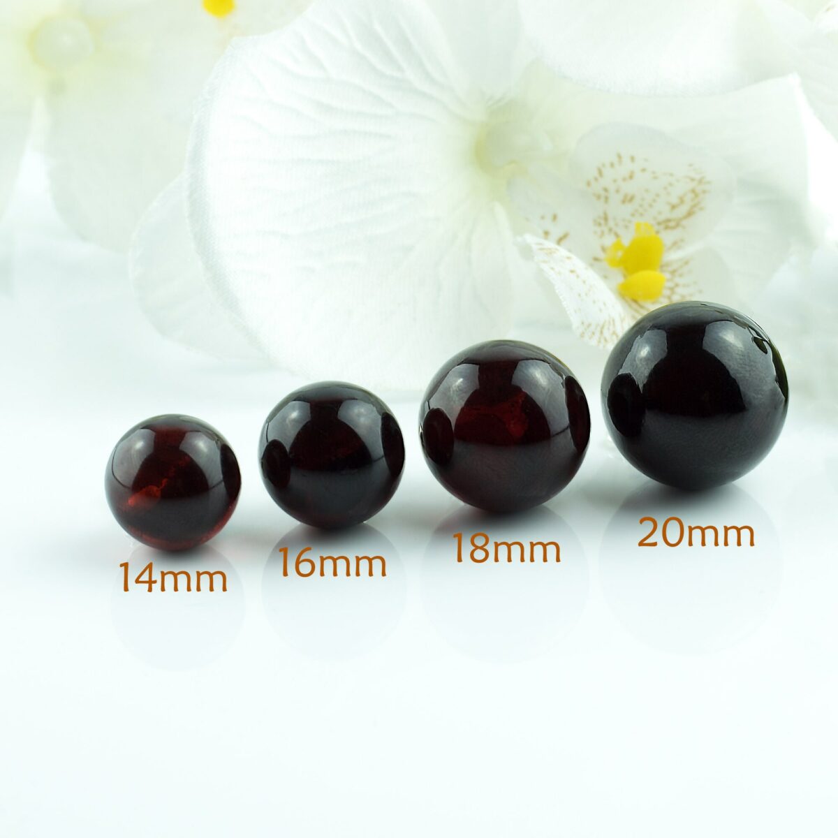 Cherry Amber Sphere 10mm - Image 4