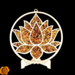 Amber Lotus Flower Ornament 20 x 20cm - Image 2
